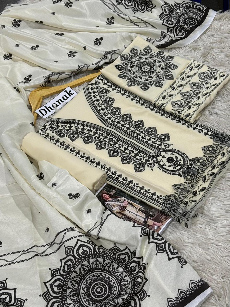 DANAK 3PC EMB WOOL SHAWAL