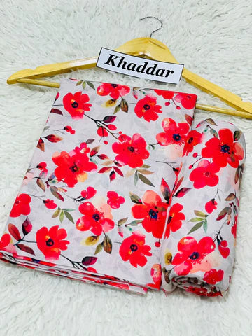 Khaddar All Over Printed 2pc D-18