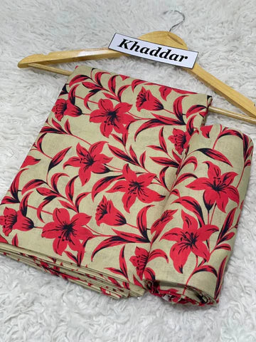 Khaddar All Over Printed 2pc D-61