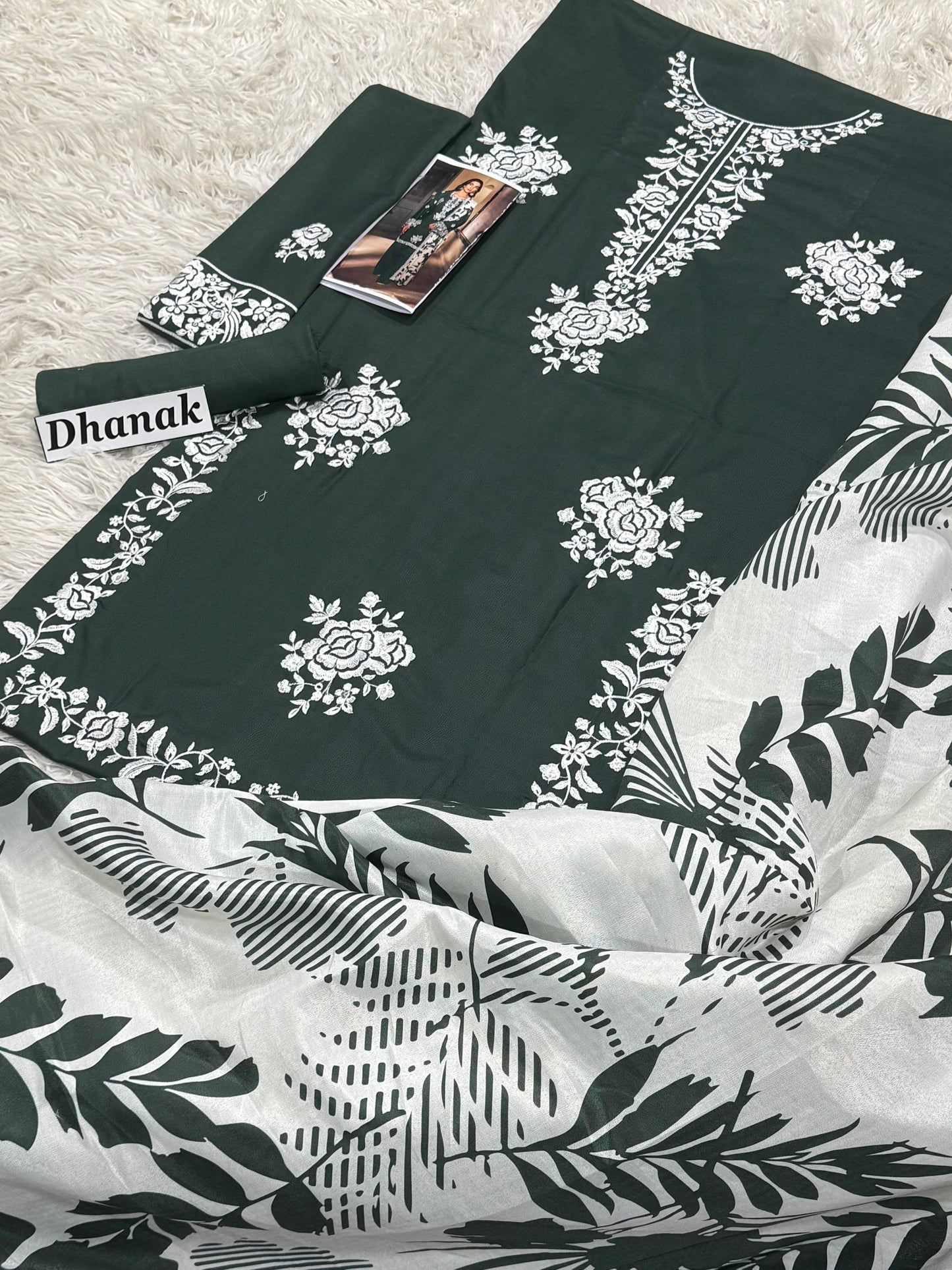 DANAK 3PC EMB WOOL SHAWAL