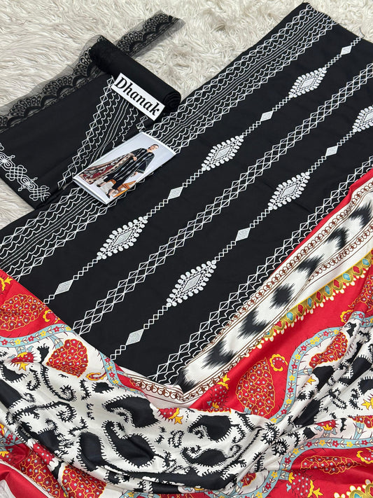 DANAK 3PC EMB WOOL SHAWAL