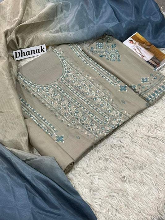 DANAK 3PC EMB WOOL SHAWAL