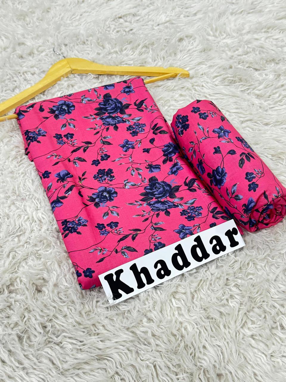 Khaddar All Over Printed 2pc D