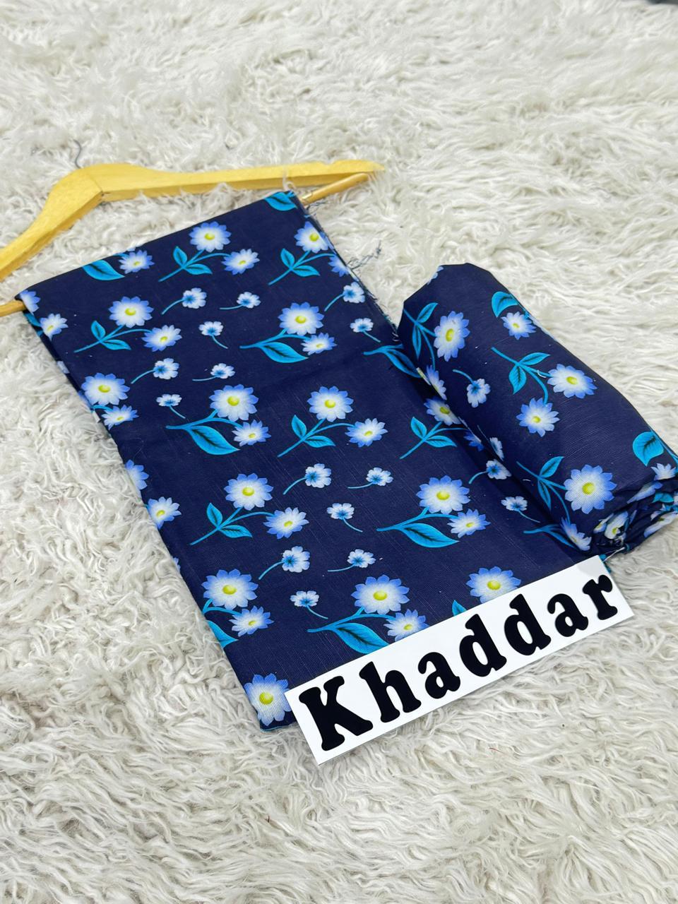 Khaddar All Over Printed 2pc D