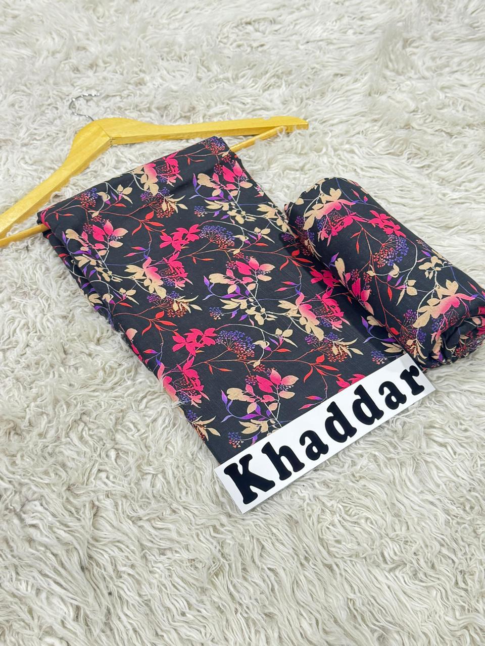 Khaddar All Over Printed 2pc D