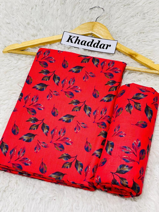 Khaddar All Over Printed 2pc