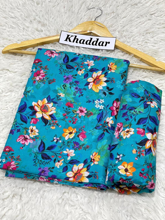 Khaddar All Over Printed 2pc