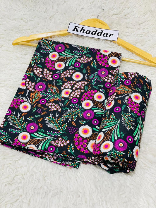 Khaddar All Over Printed 2pc