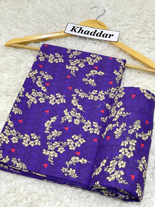 Khaddar All Over Printed 2pc