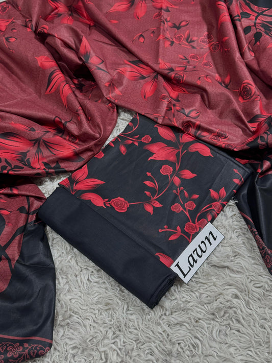 LAWN PRINTED 3PC
