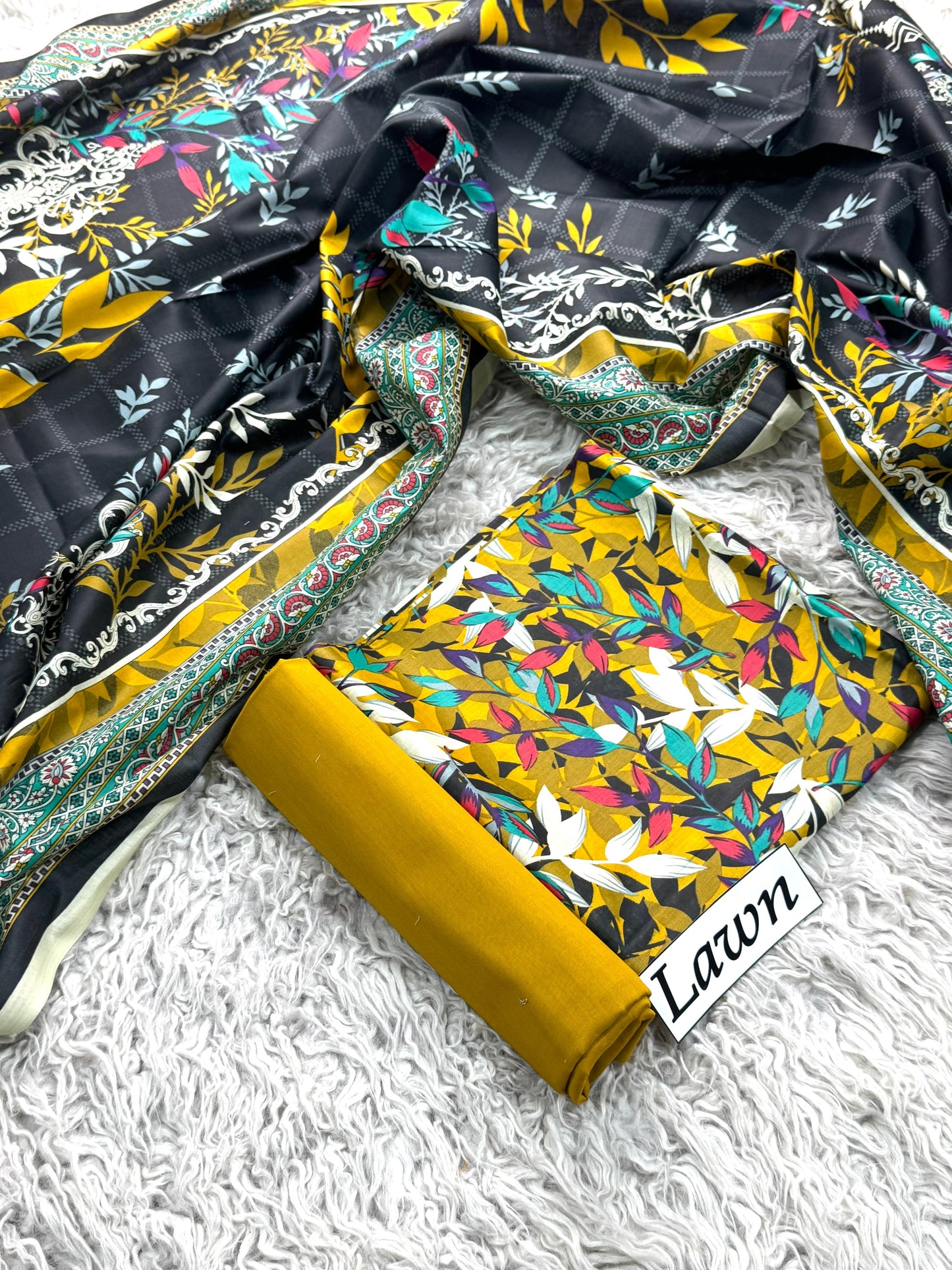 LAWN PRINTED 3PC