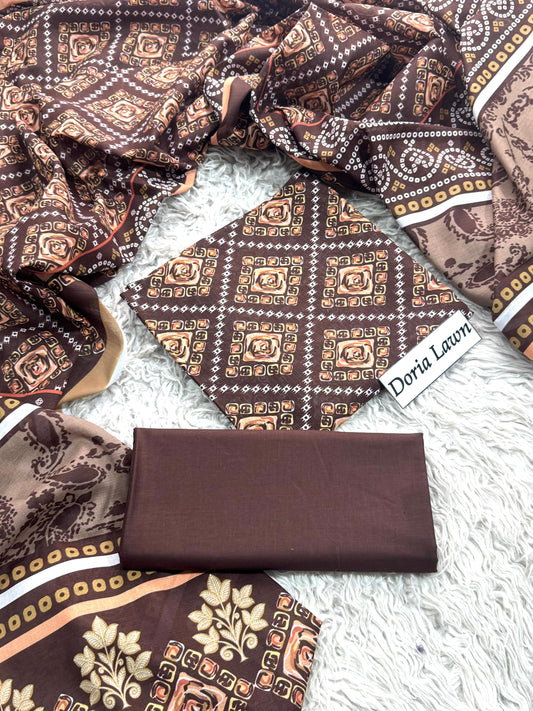 DORIA LAWN 3PC