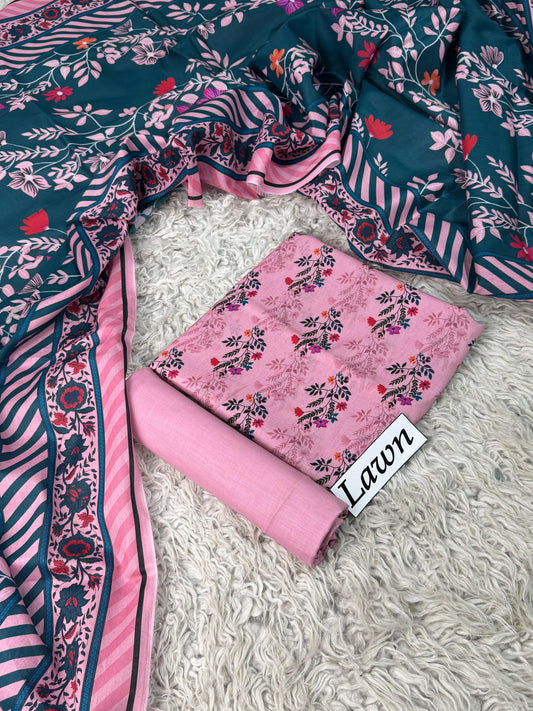 LAWN PRINTED 3PC