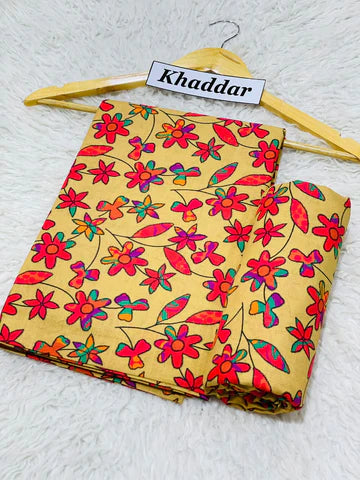 Khaddar All Over Printed 2pc D-44